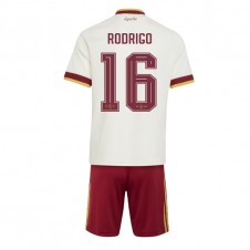 Spania Rodri Hernandez #16 Bortedraktsett Barn VM 2026 Kortermet (+ korte bukser)